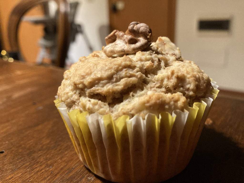 Muffin senza latte, uova e burro